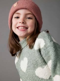 Gebreide maxi coltrui voor meisjes - vertbaudet enfant Meisje-Trui, vest, sweater-Trui-Gebreide maxi coltrui voor meisjes