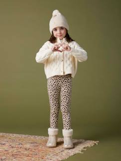 Meisjeslegging met fleecevoering - vertbaudet enfant Meisje-Legging-Meisjeslegging met fleecevoering