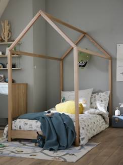 Laag kinderbed met hut Vendredi - vertbaudet enfant -Laag kinderbed met hut Vendredi