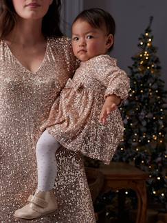 Festliches Baby Kleid mit Pailletten - vertbaudet enfant Baby-Festliches Baby Kleid mit Pailletten