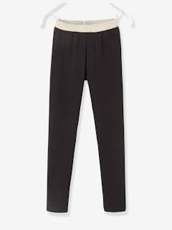 Meisjes legging met iriserende riem - vertbaudet enfant Meisje-Legging-Meisjes legging met iriserende riem