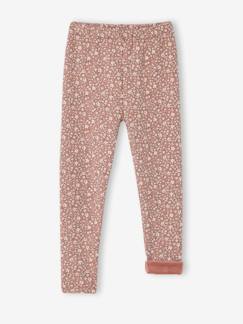 Meisje-Legging-Meisjeslegging met fleecevoering