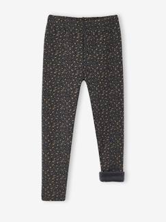 Meisje-Legging-Meisjeslegging met fleecevoering