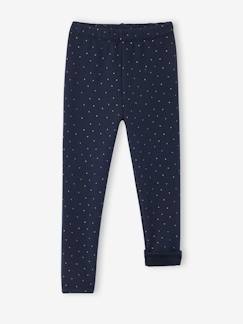 Meisje-Legging-Meisjeslegging met fleecevoering