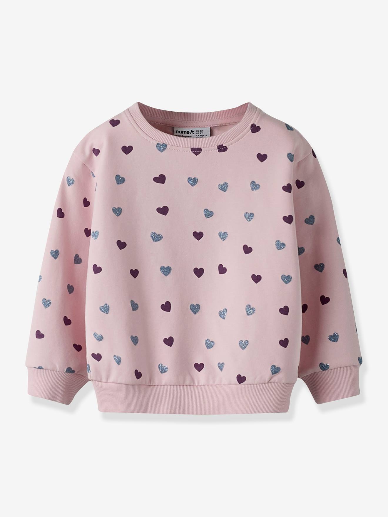 Sweater NMFSOLEA meisje NAME IT rozen