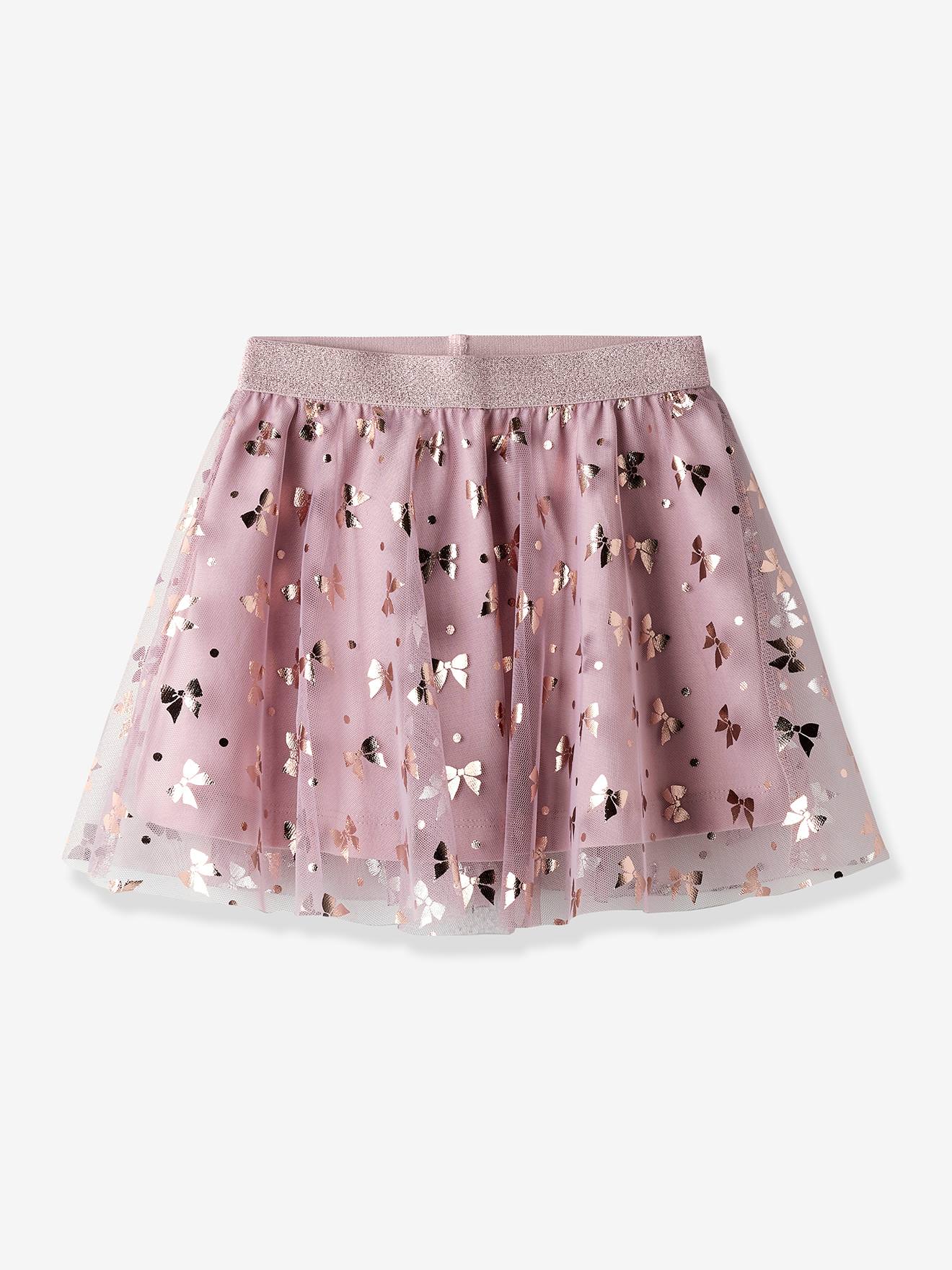 Meisjesrok van tule NMFROSALLY NAME IT lila