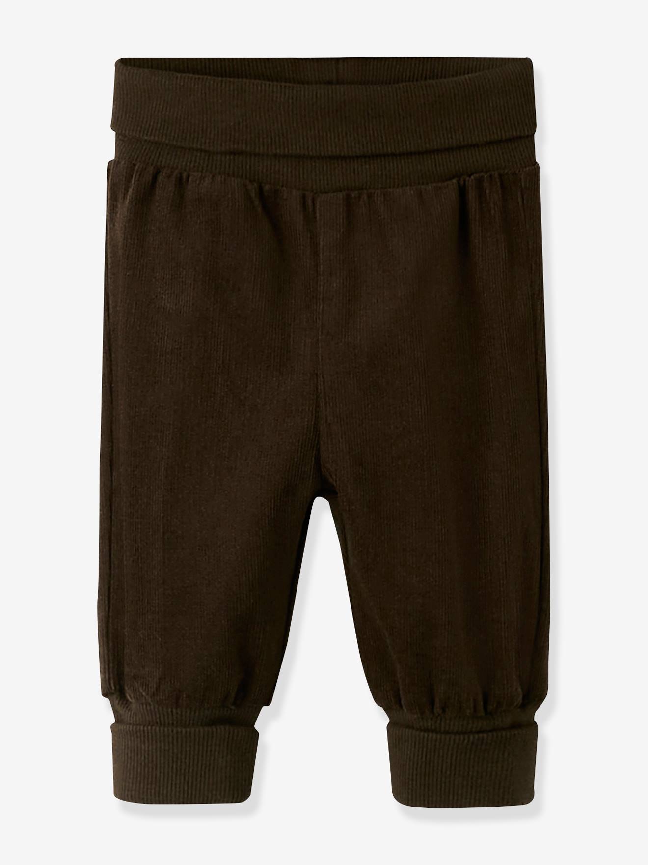 Broek van ribfluweel NBMSASALLE baby jongen NAME IT chocoladebruin