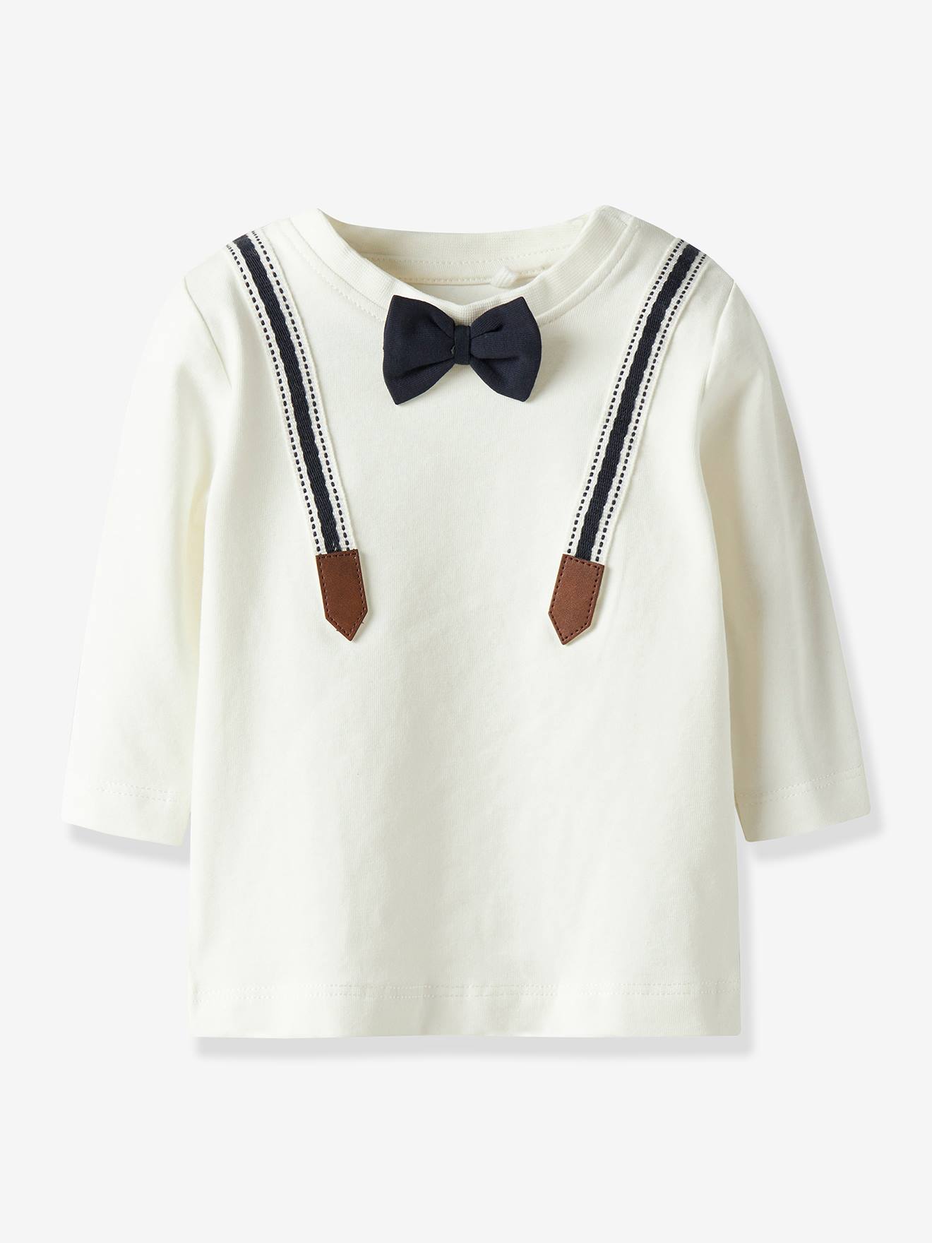 T-shirt met lange mouwen NBMRUFUS baby jongen NAME IT ecru