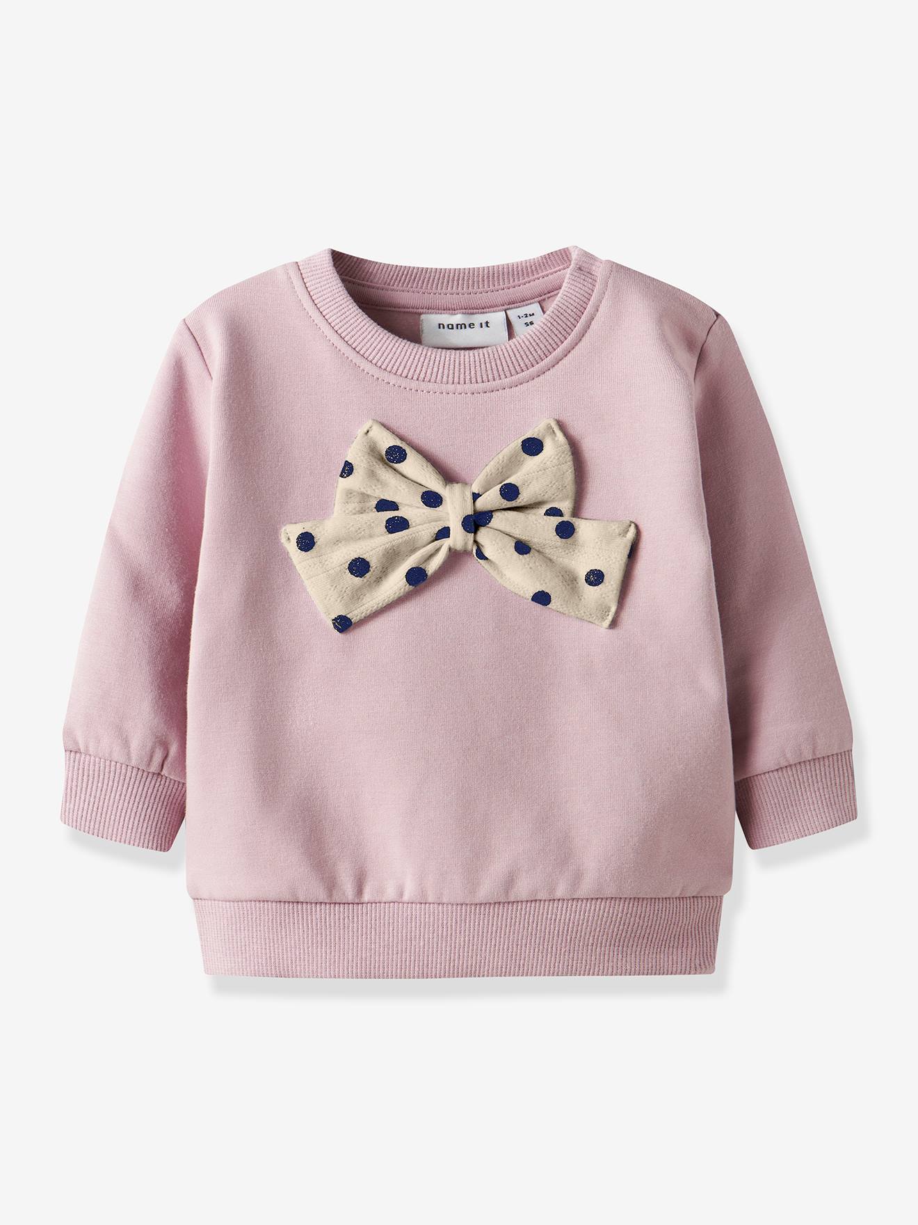 NAME IT sweater NBFROWANE voor babymeisjes lila