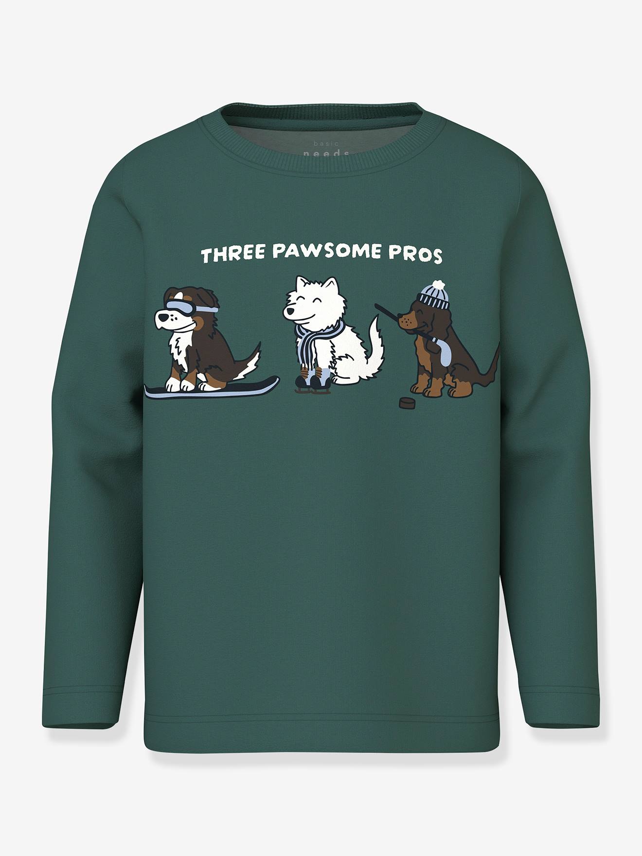 T-shirt met lange mouwen NMMVUX jongen NAME IT dennen