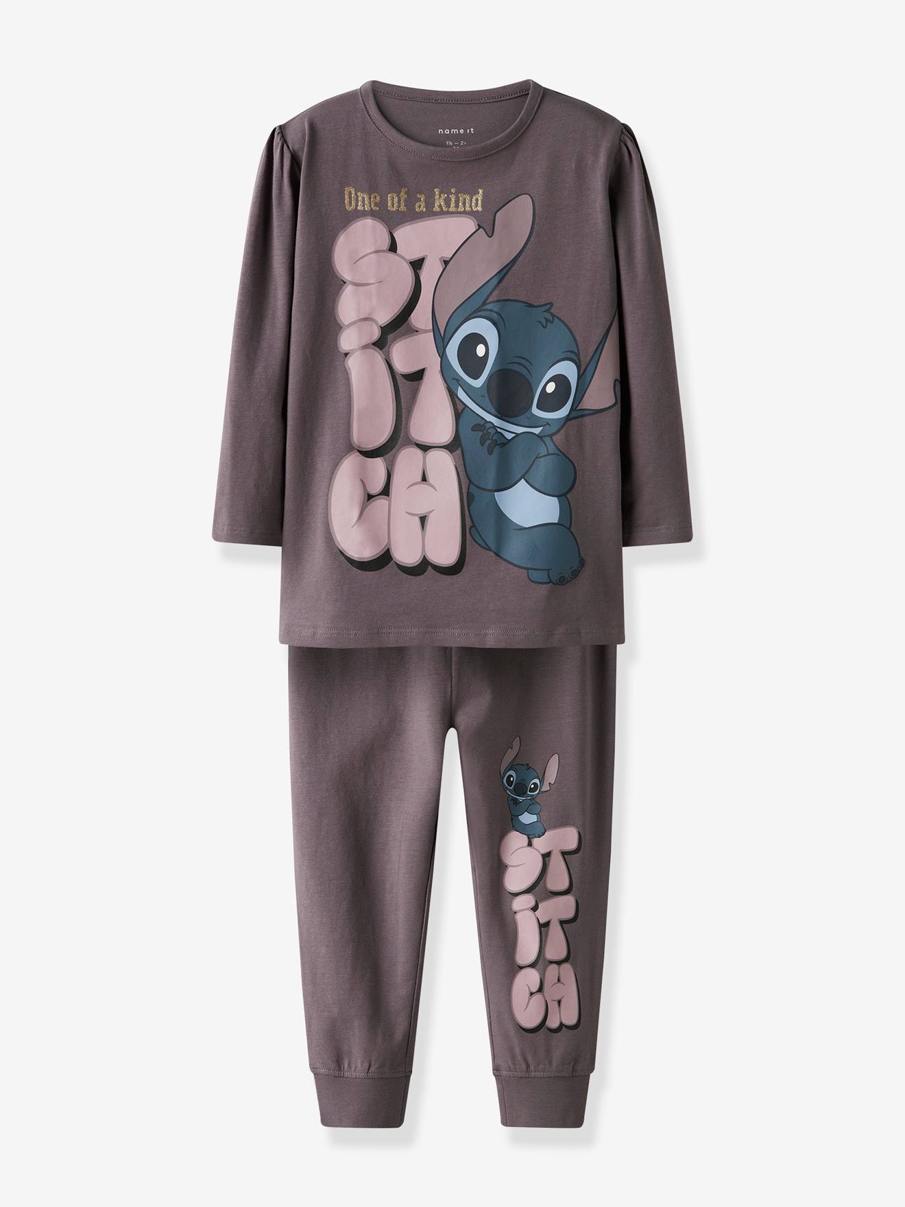 NAME IT meisjespyjama Stitch NMFOLINA lila