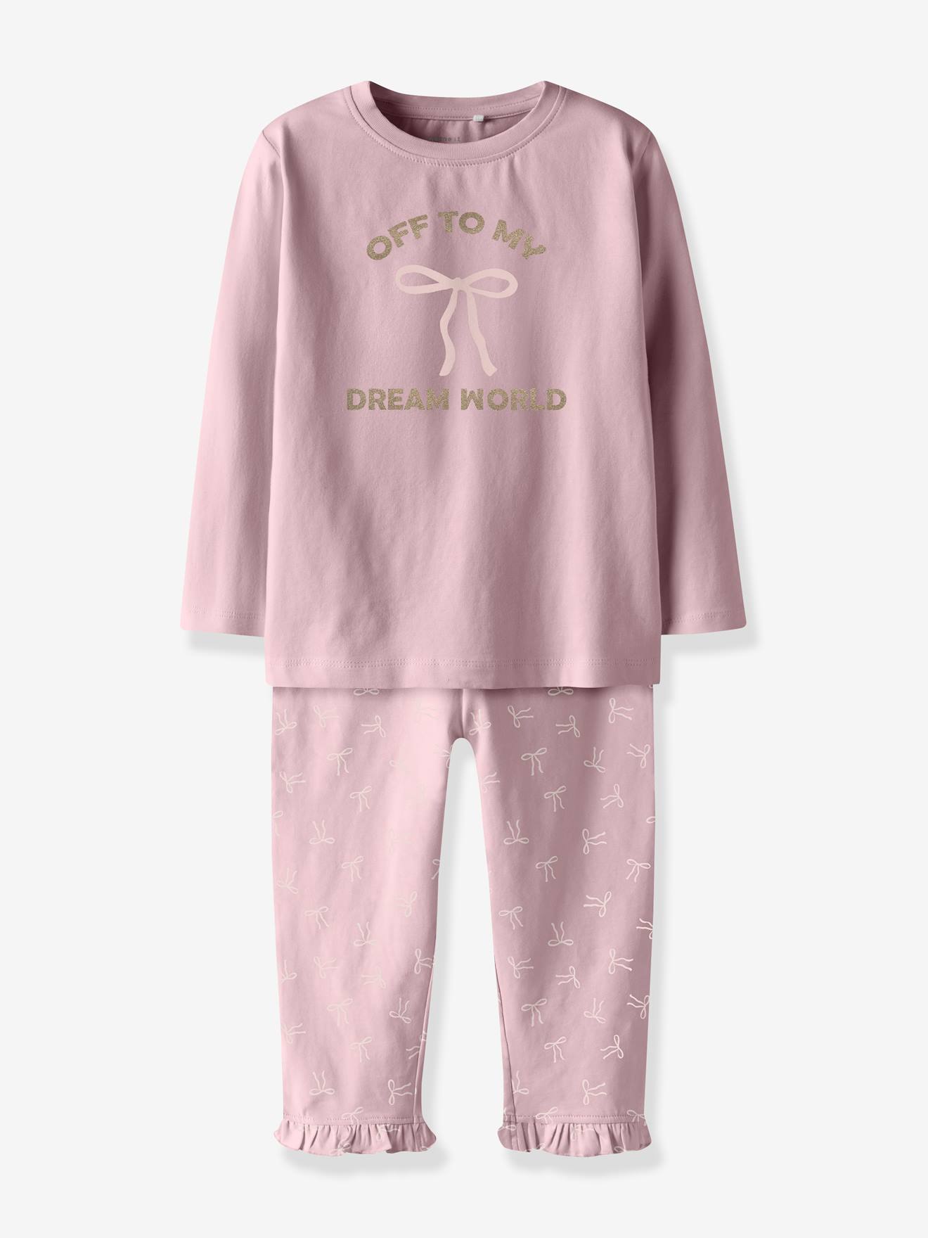 NAME IT Boxy-Fit meisjespyjama lila