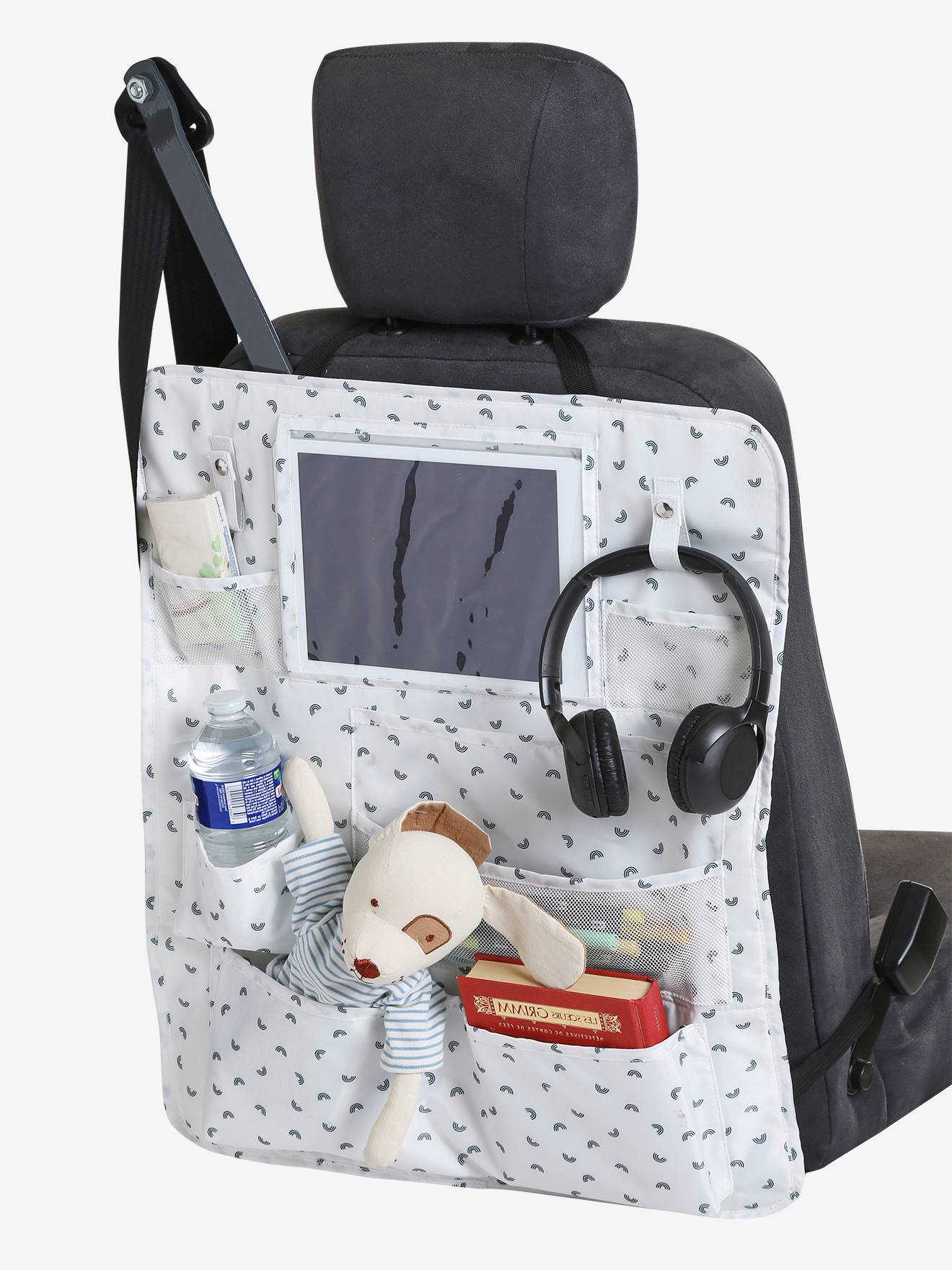 Organisator voor de auto Fashion Roll ecru afbeelding