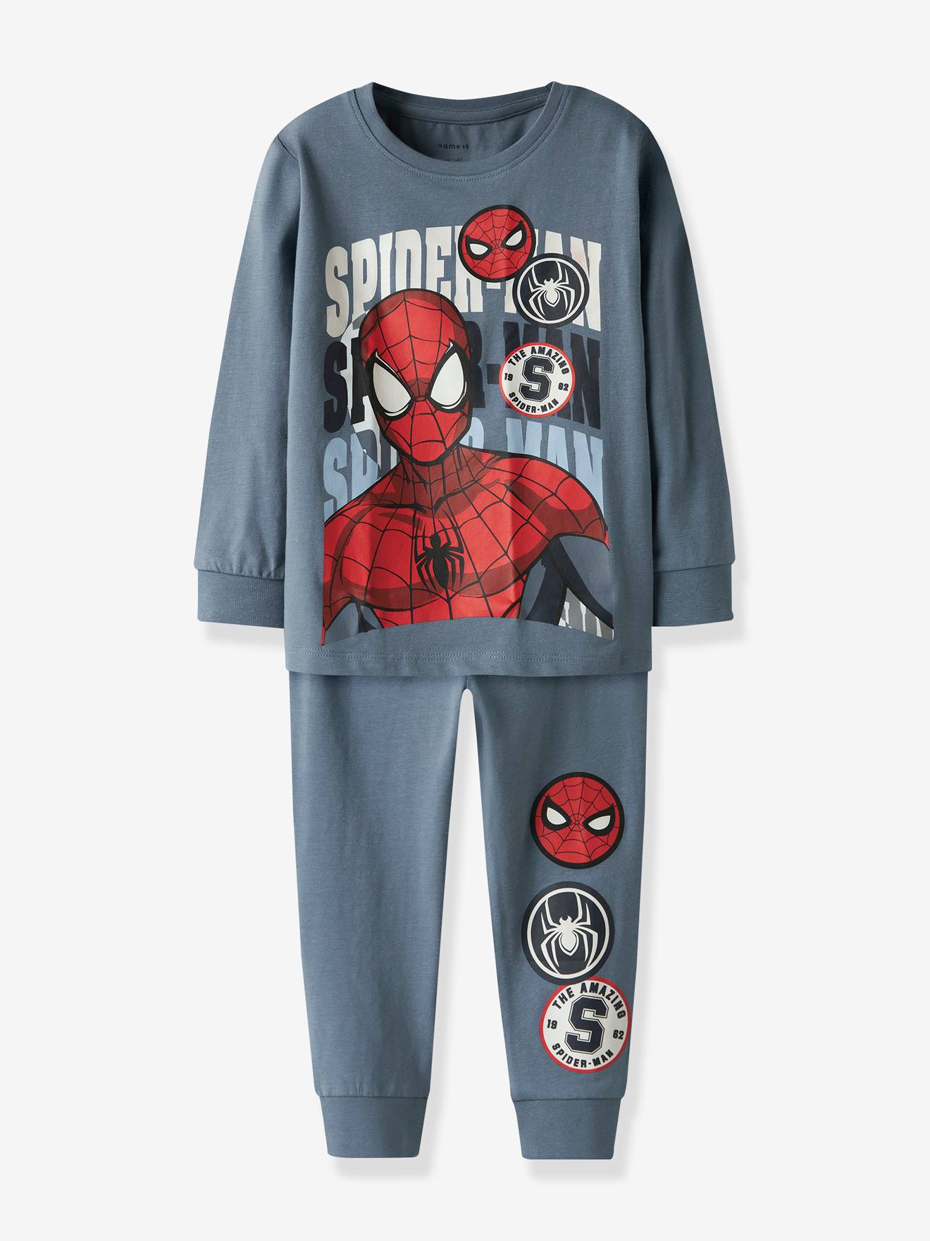 Spider-Man jongenspyjama NMMOCTI NAME IT grijsblauw