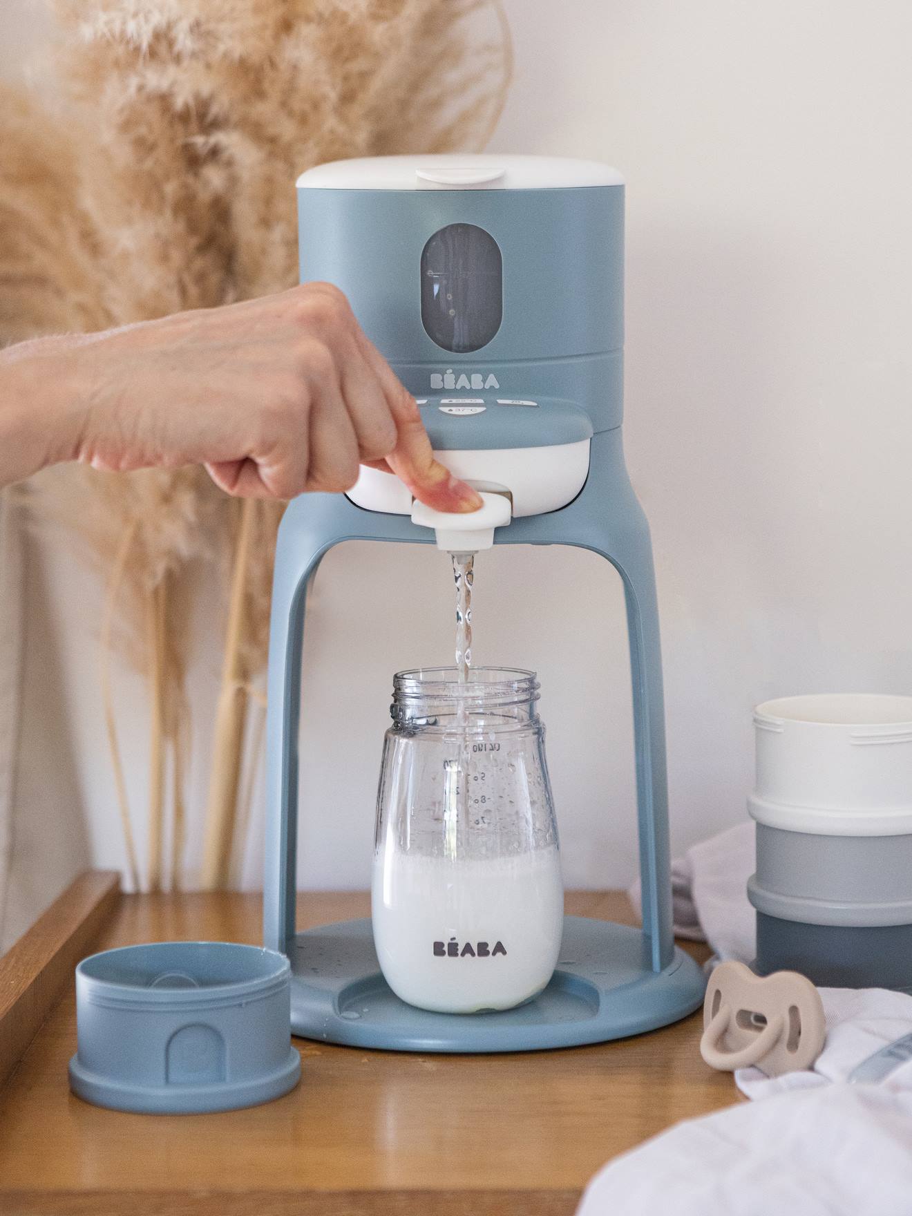 De flessenbereider 2-in-1 Bib'Expresso® BEABA blauw afbeelding