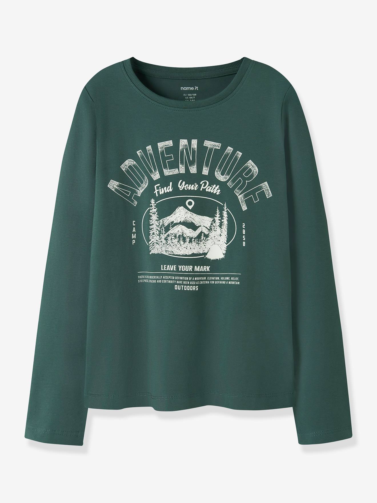 T-shirt met lange mouwen NKMVUX jongen NAME IT dennen