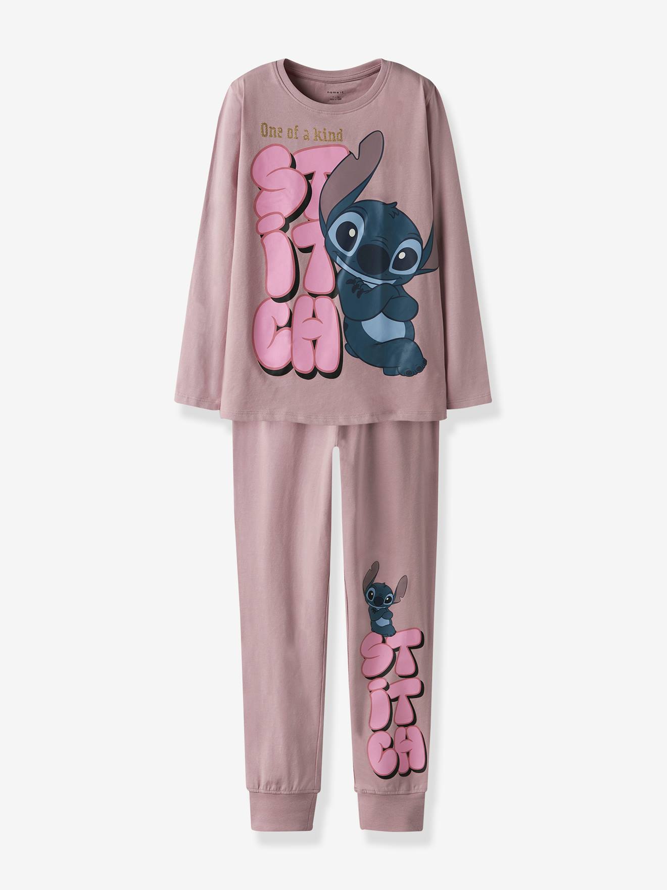 NAME IT NKFOLINA Stitch meisjespyjama lila