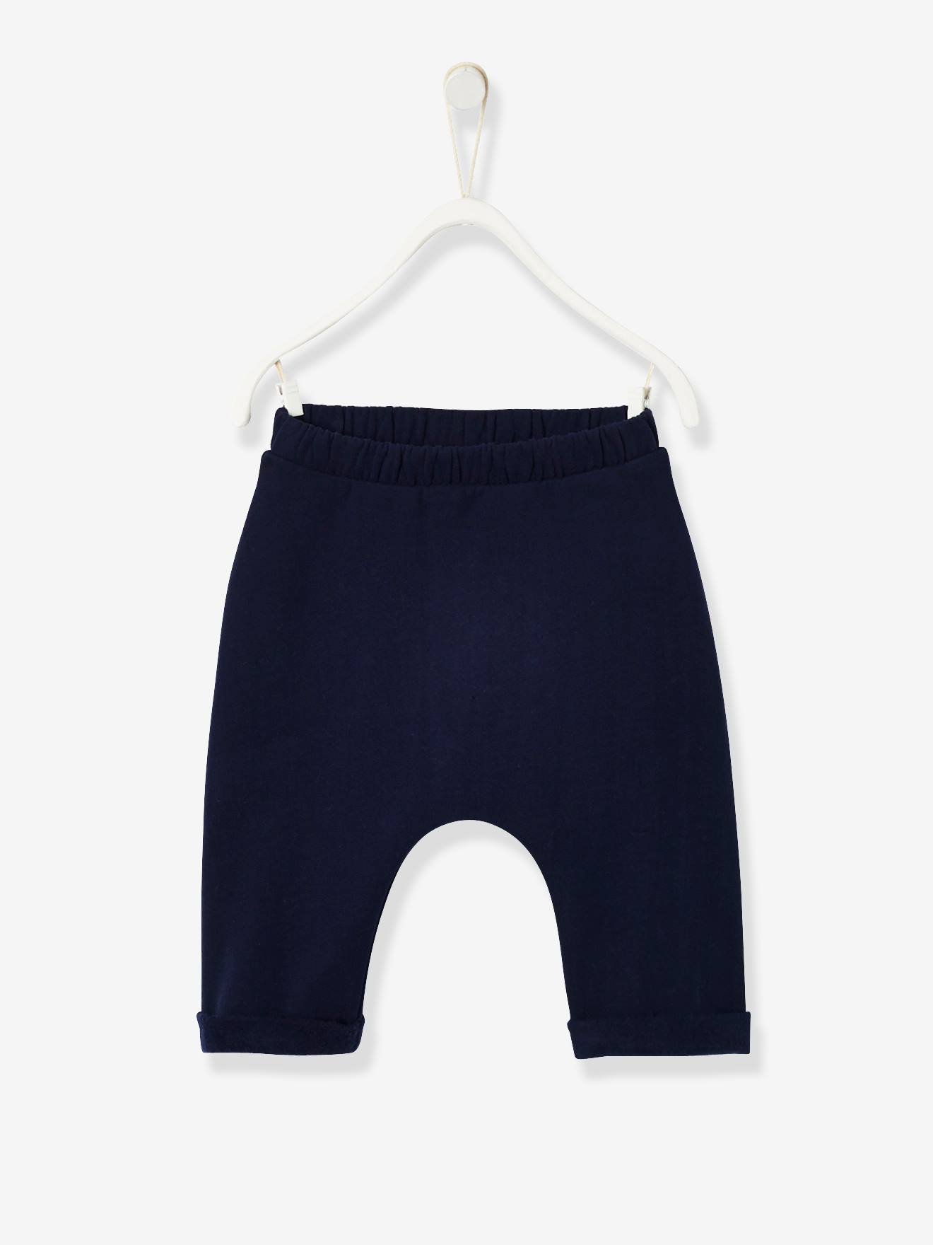 Molton babybroek inkt