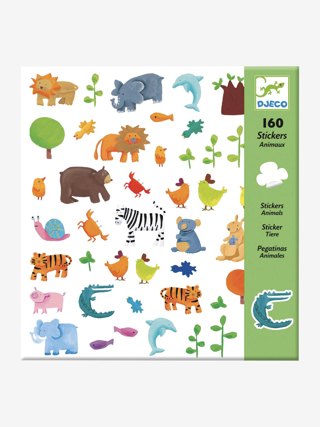 Djeco Set 160 Stickers | Dieren