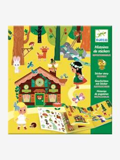 Speelgoed-Creatieve activiteiten-Plakken en vormgeven-Herpositioneerbare stickers Het magische bos DJECO