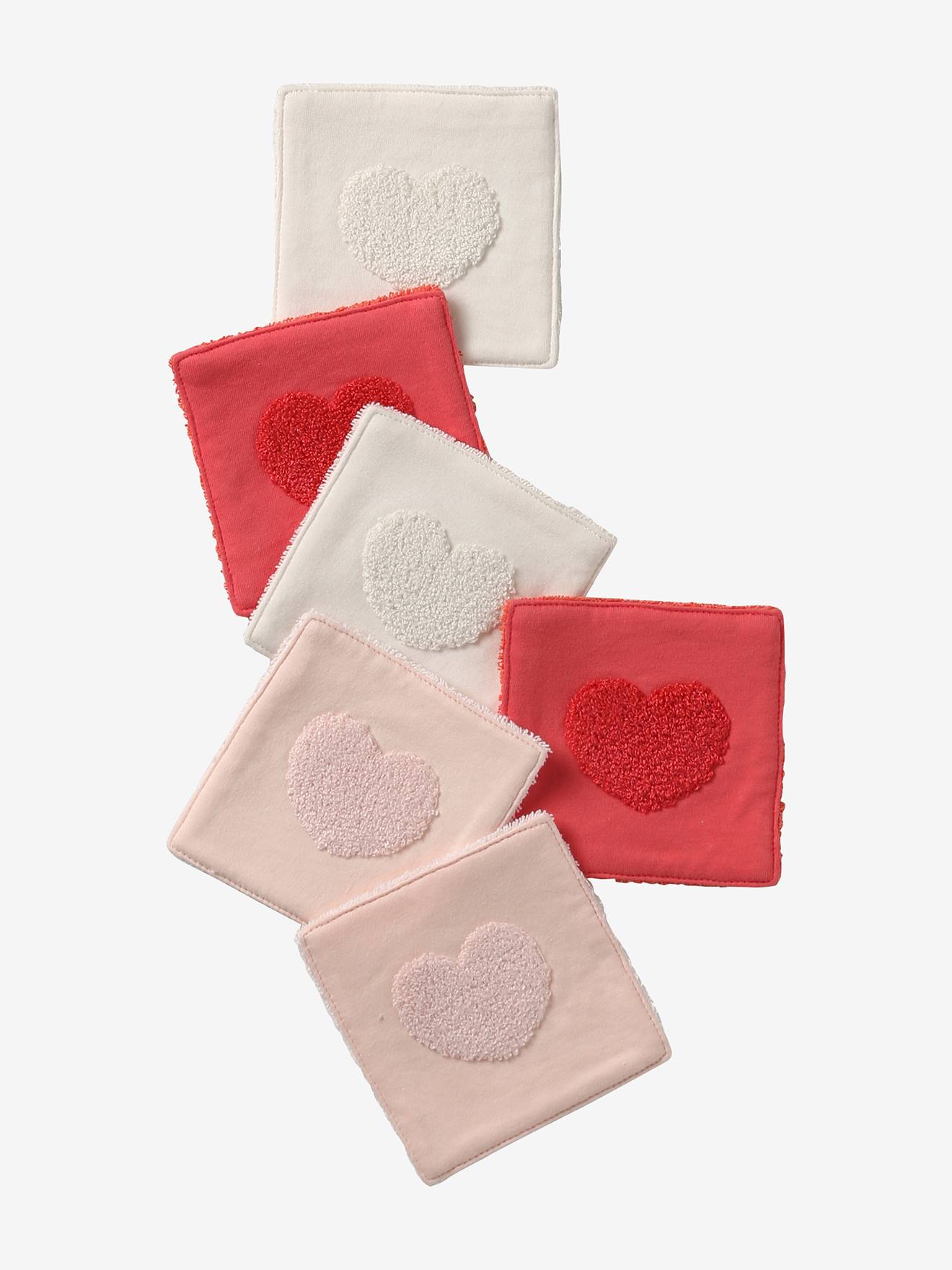 Set van 6 sponsdoekjes ecru