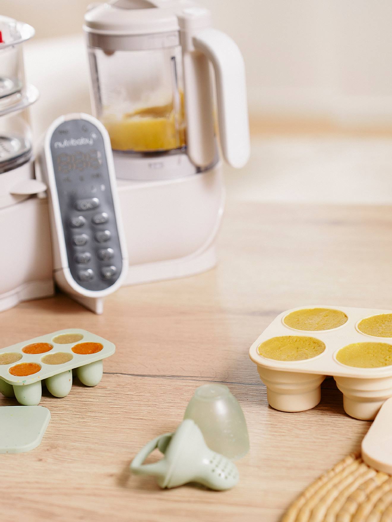 Set met siliconen en knabbelaar groen