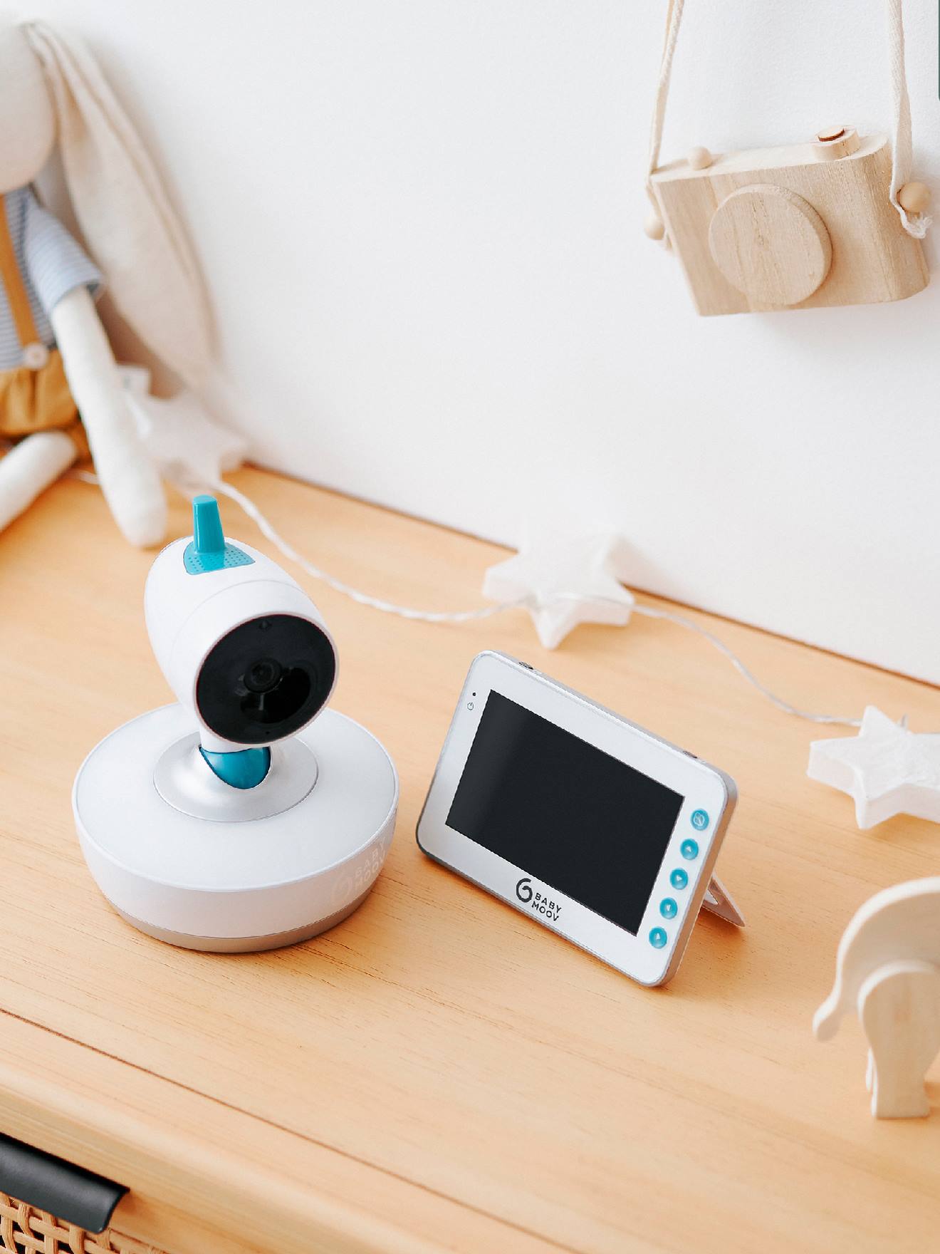 Video-babyfoon 360° BABYMOOV Yoo-Moov wit afbeelding