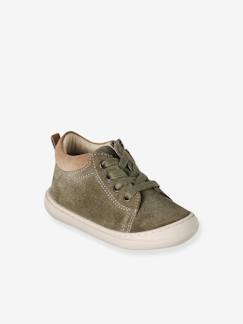 Schoenen-Baby schoenen 17-26-Leren babylaarsjes met veters voor de eerste stapjes
