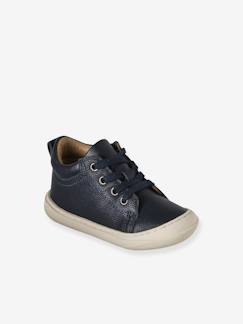 Schoenen-Baby schoenen 17-26-Leren babylaarsjes met veters voor de eerste stapjes