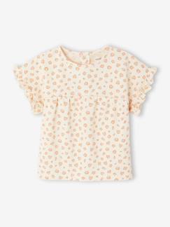 Baby-T-shirt, souspull-T-shirt-T-shirt voor babymeisjes met print
