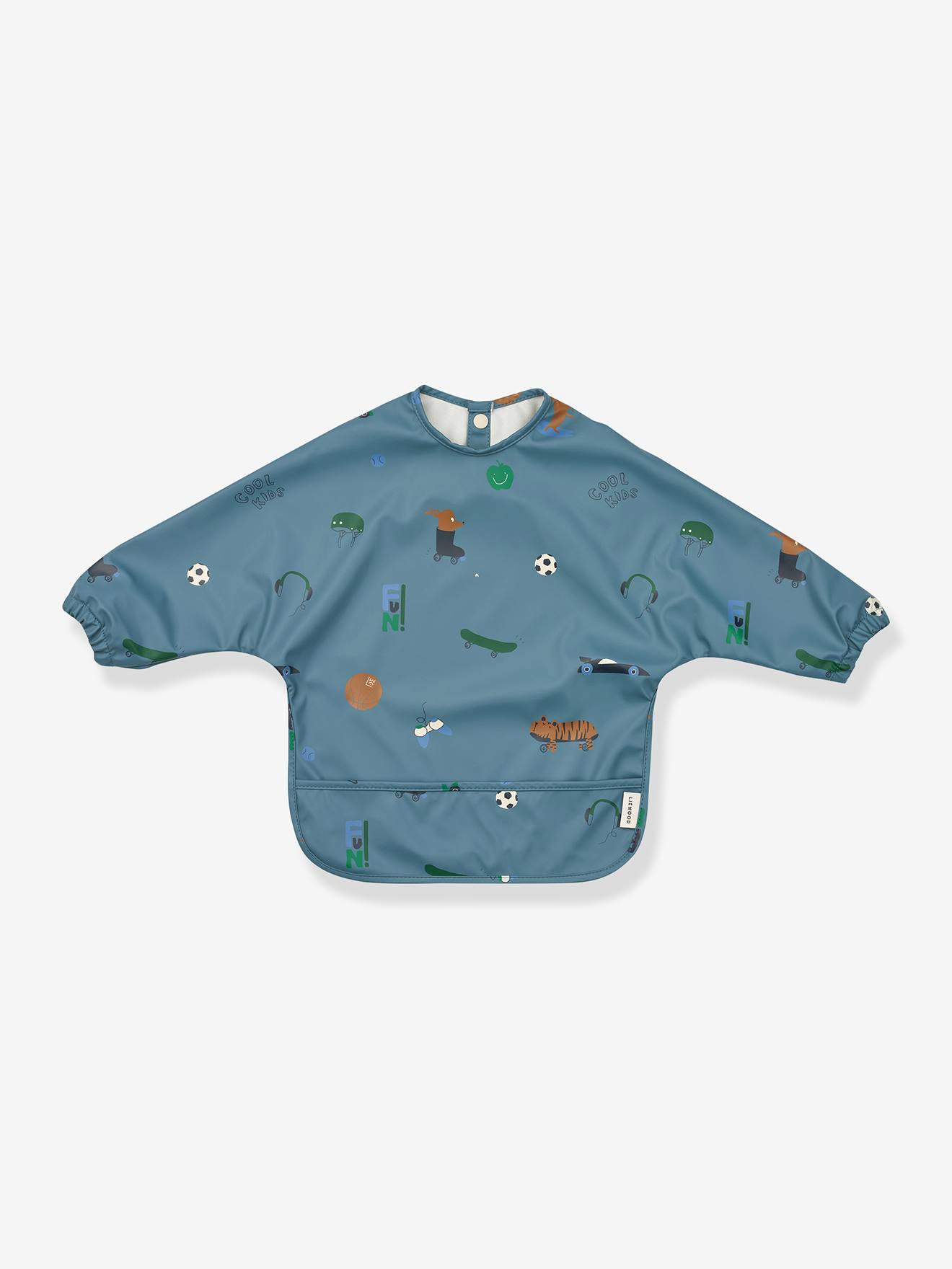 Slabbetje met mouwen Merle - LIEWOOD blauw