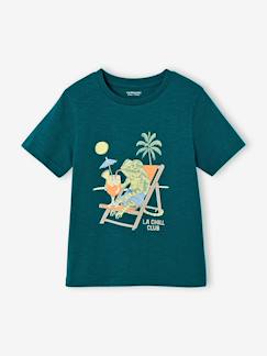 Jongens-T-shirt, poloshirt, souspull-T-shirt-Jongensshirt met leuk dierenmotief