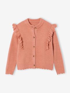 Meisjesvest met fantasie ruches  - vertbaudet enfant