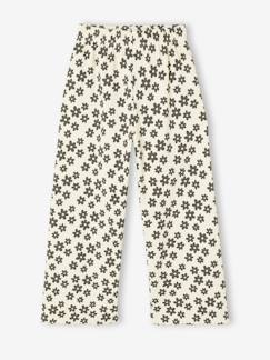 Meisje-Legging-Meisjes legging in ribgebreide stof
