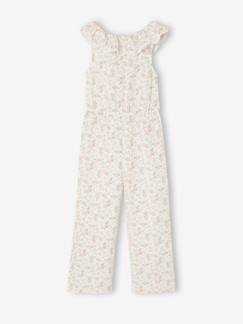 Gebloemd jumpsuit voor meisjes  - vertbaudet enfant