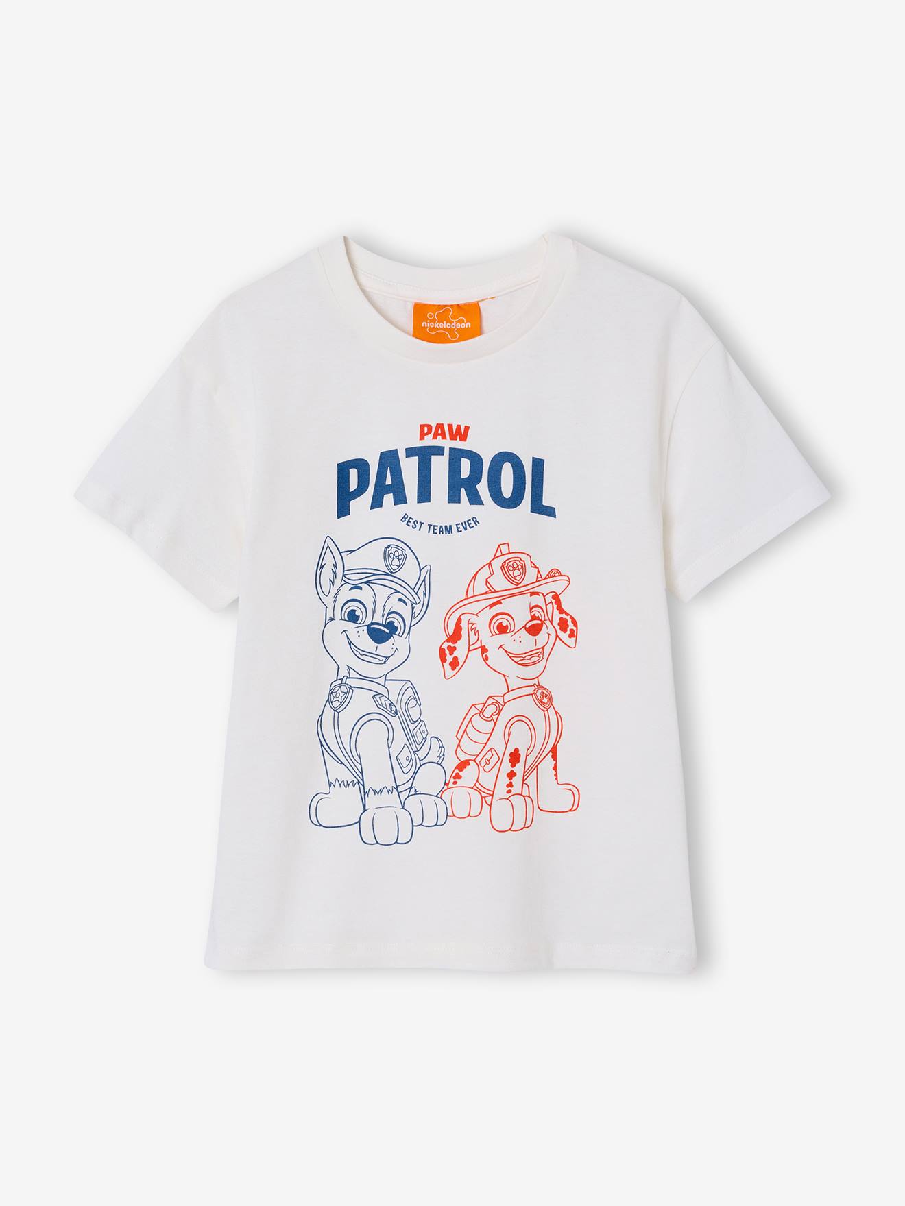 T-shirt jongen Pat Patrouille ecru