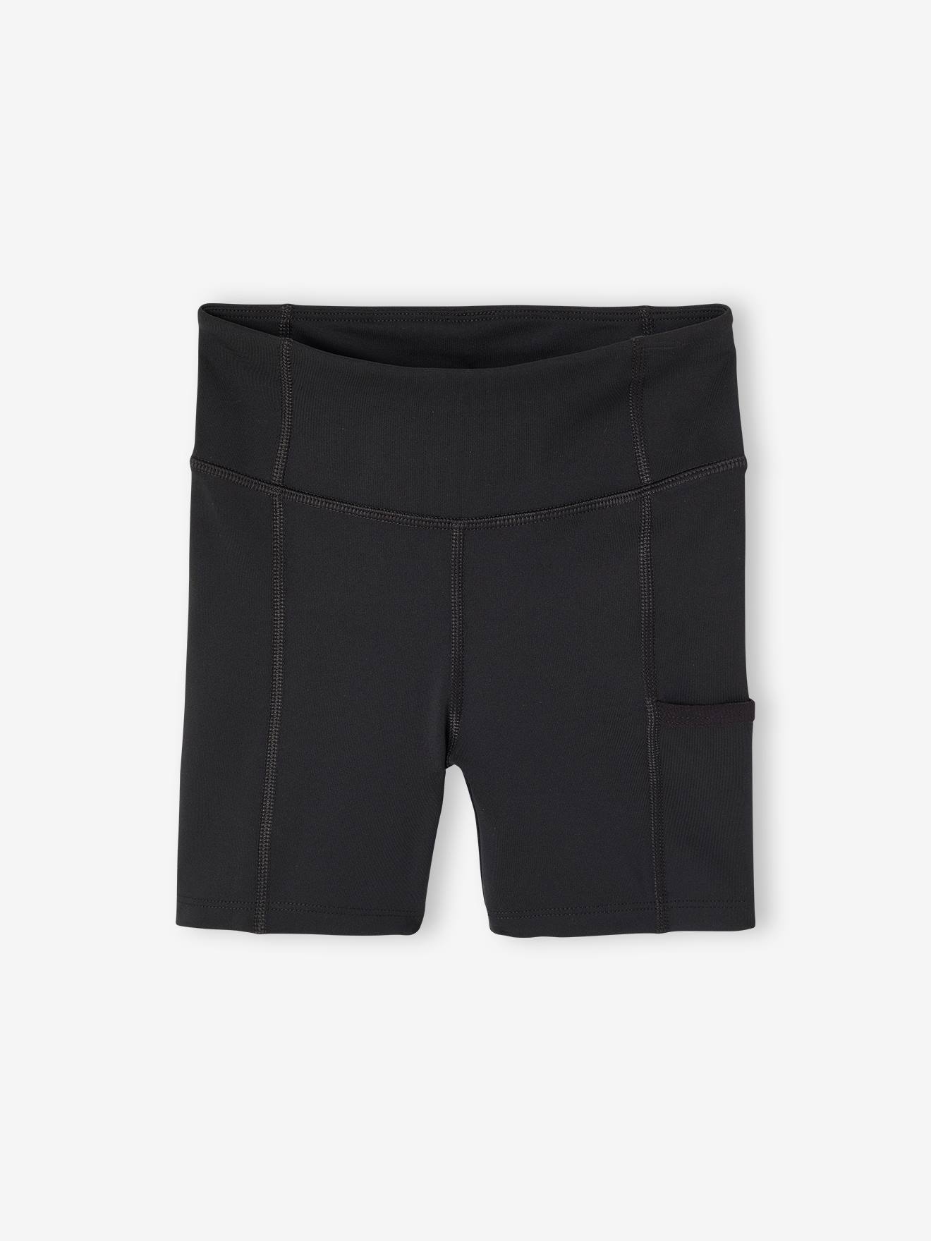 Korte sport short voor meisjes antraciet
