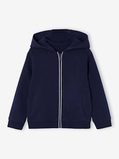 sweater met rits met capuchon voor meisjes  - vertbaudet enfant