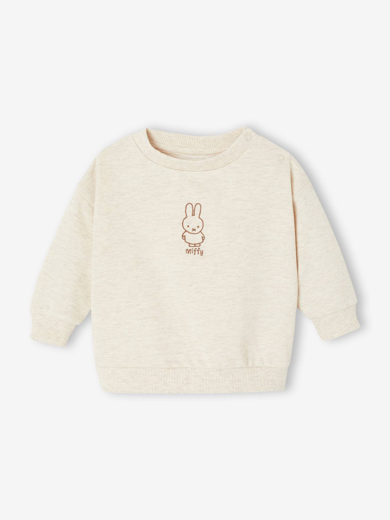Unisex baby sweater MIFFY gemêleerd beige