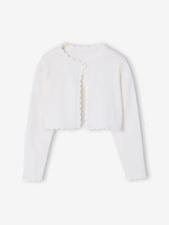 Bolero voor meisjes met een praktische opening  - vertbaudet enfant