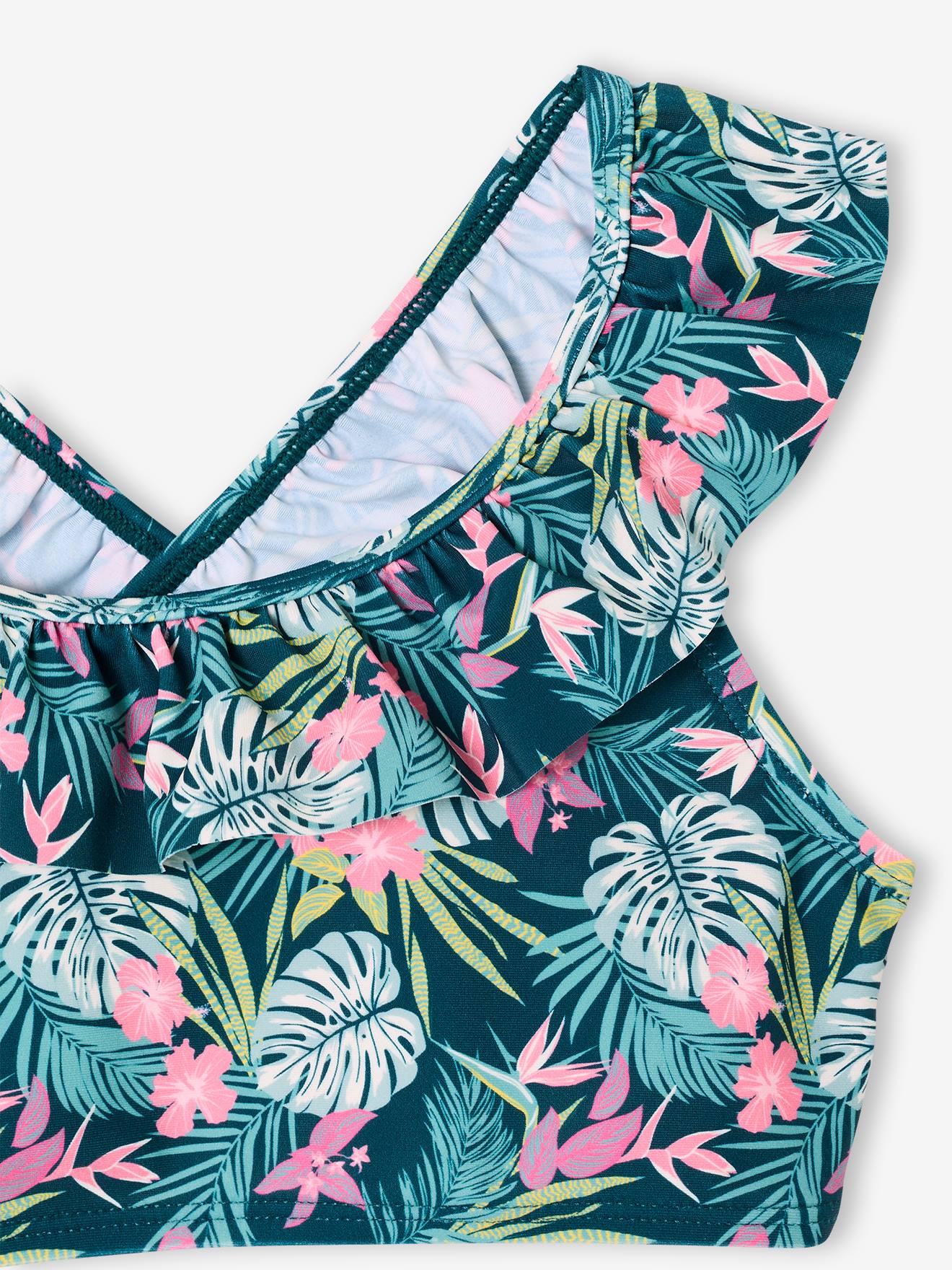 BeLikeFish Meisjes Bikini Set 2-Delig Badpak 5-14 Jaar - Sneldrogend Met Leuke Print