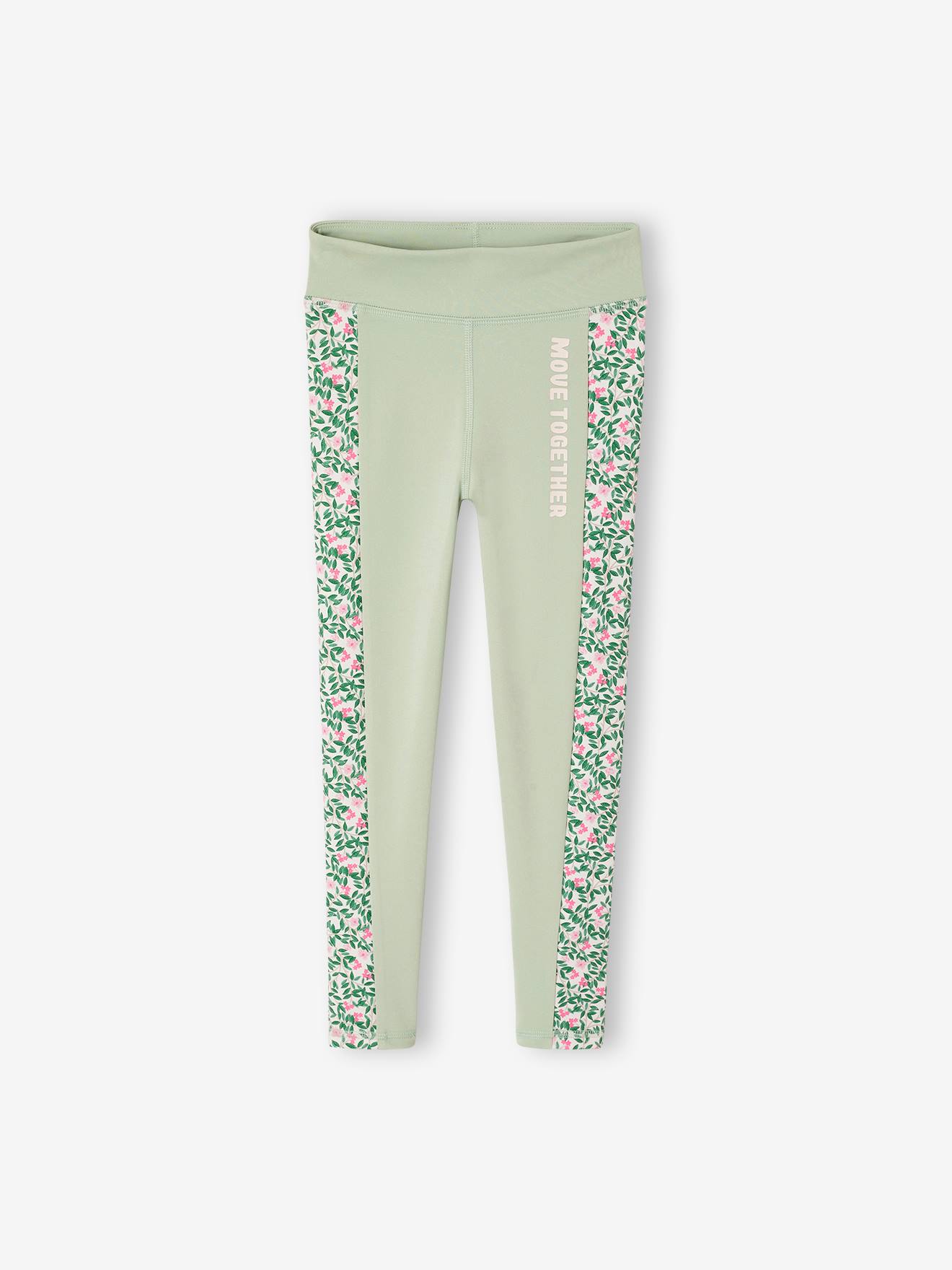Grafische sportlegging voor meisjes saliegroen