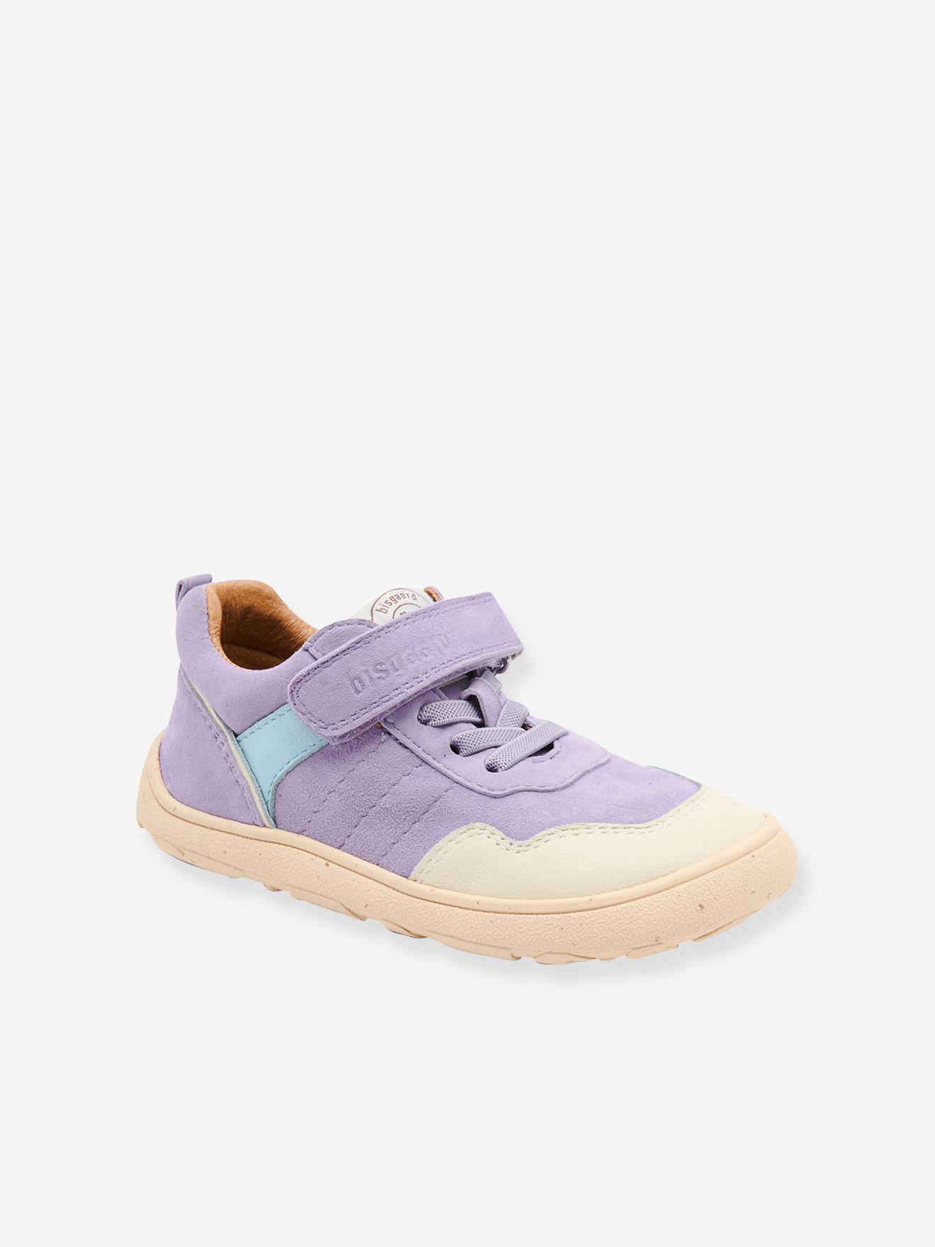 BALOO blote voeten baskets met klittenband voor kinderen BISGAARD lavendel