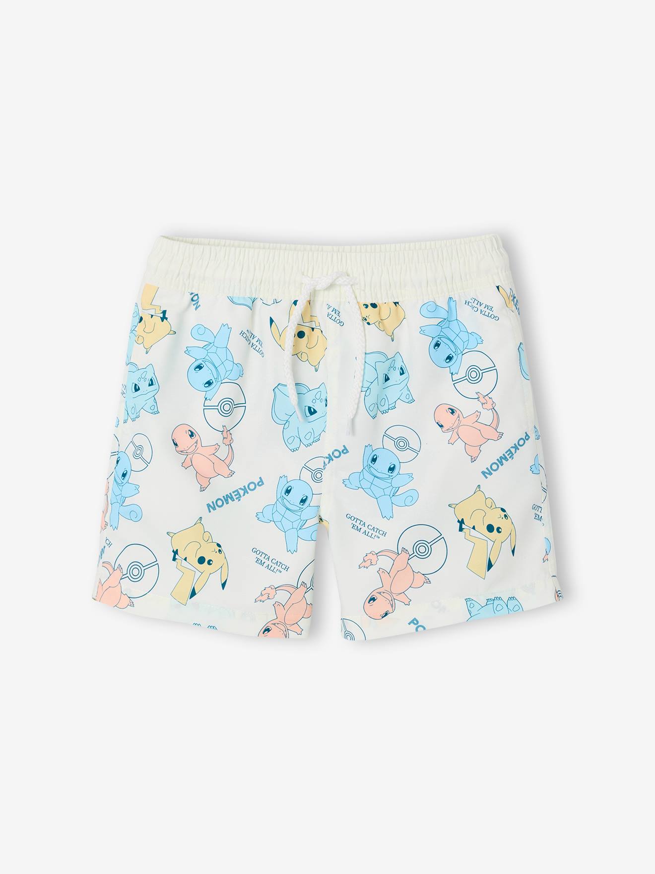 Zwemshort jongen Pokémon ecru