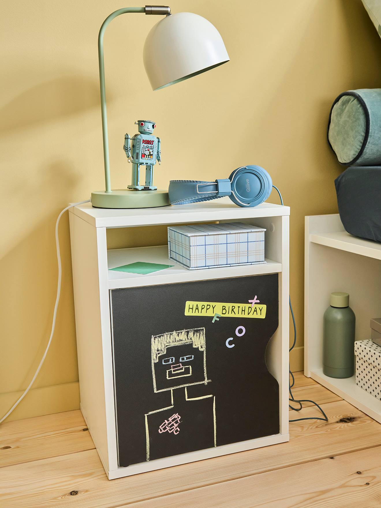 Nachtkastje Case wit