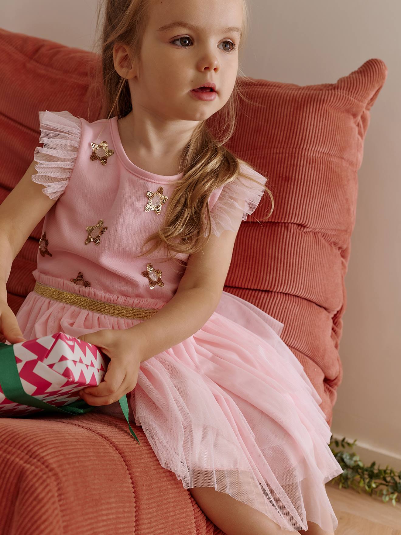 Verkleedjurk prinses Sterren rozen