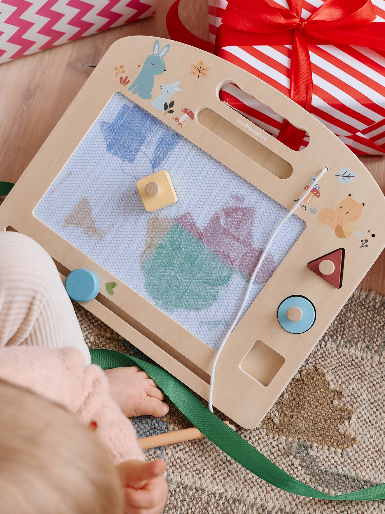 Vrienden van het Bos Magic Slate gemaakt van FSC¨-hout ecru