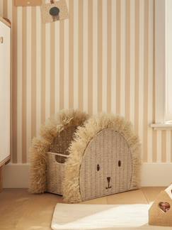 Slaapkamer en Opbergoplossingen-Opbergmand leeuw van papierkoord en raffia