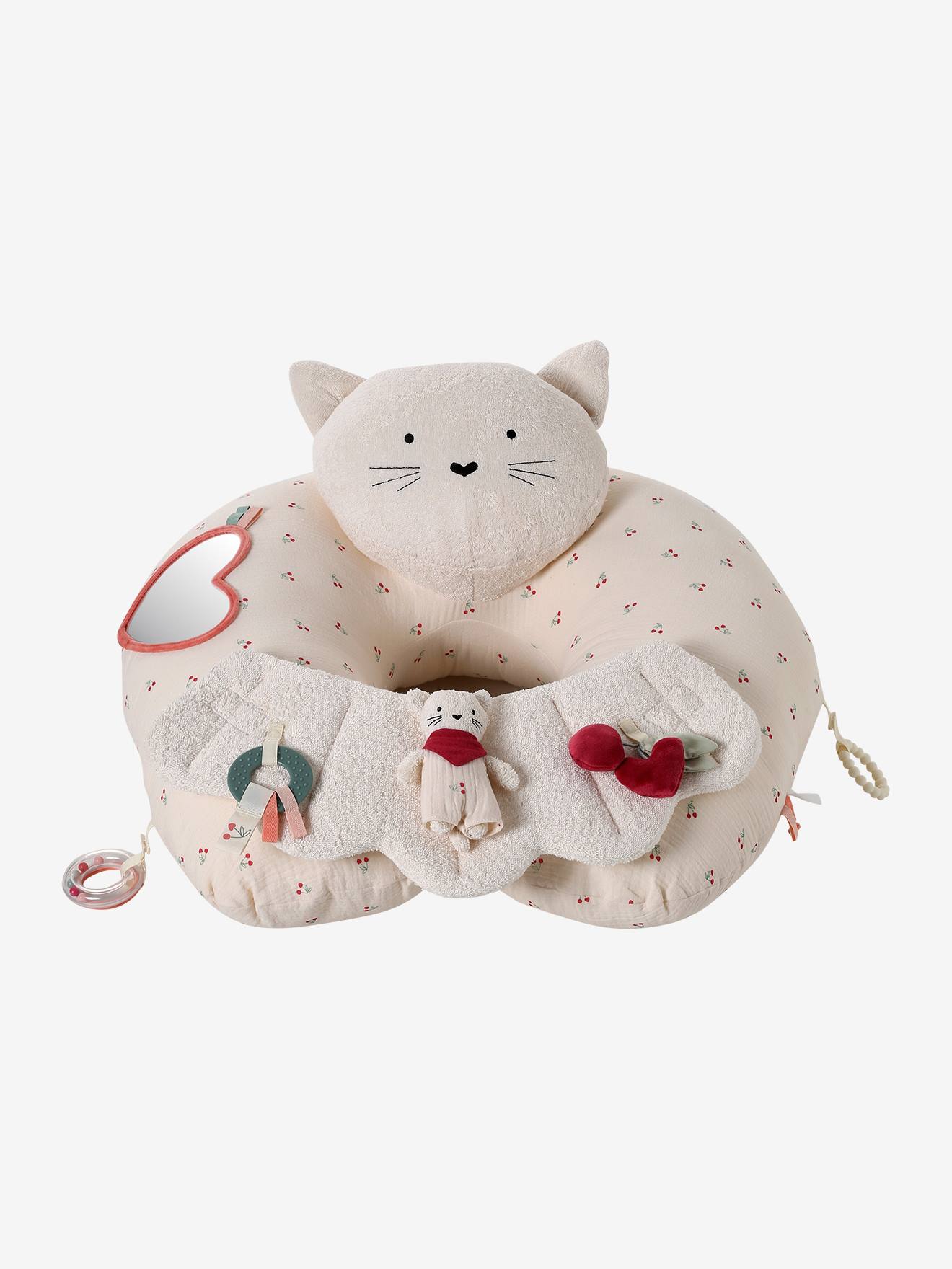 Ontdekkingskussen voor baby's rood