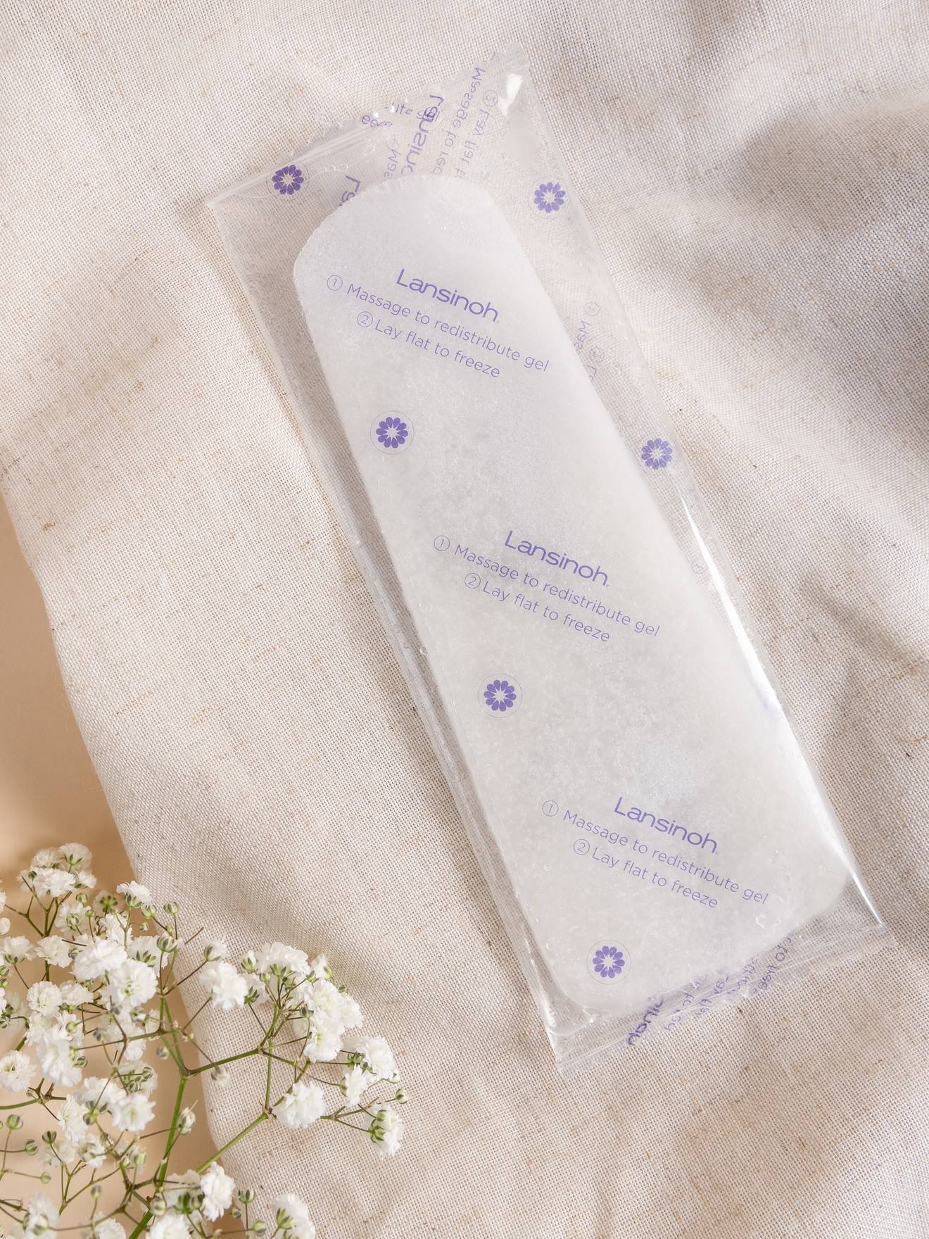 Verzachtende post-bevalling frisheidspads LANSINOH doorzichtig